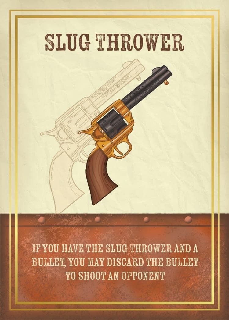 Martian Roulette Slug Thrower weapon card