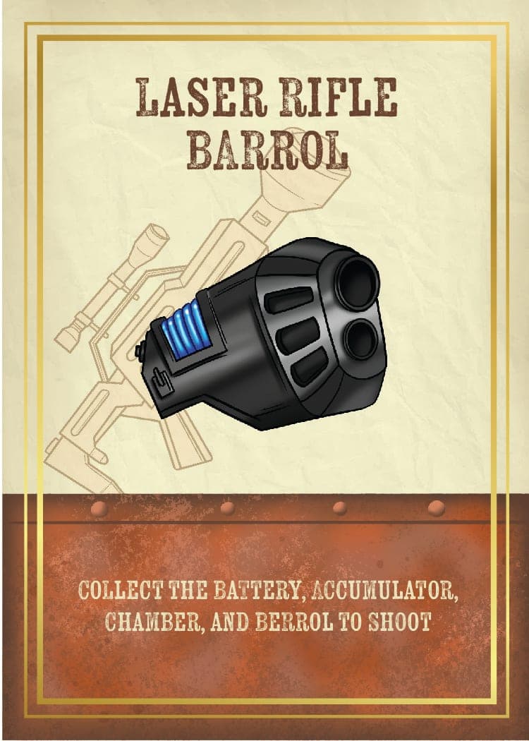 Martian Roulette weapon-part card